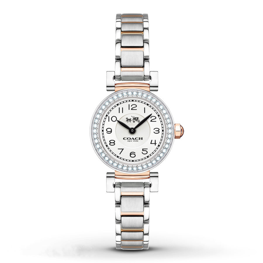 Madison Rose Gold Tone And Stainless Steel White Dial Ladies' Watch