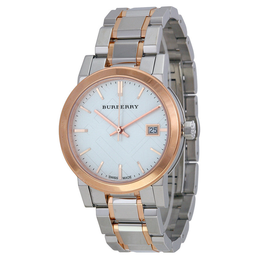 Two Tone Rose Gold Stainless Steel Bracelet Ladies Watch