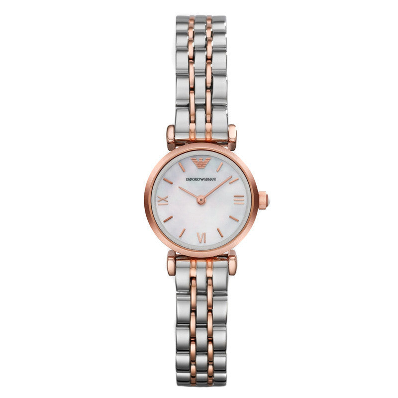 Mother Of Pearl Dial Two-tone Stainless Steel Ladies Watch
