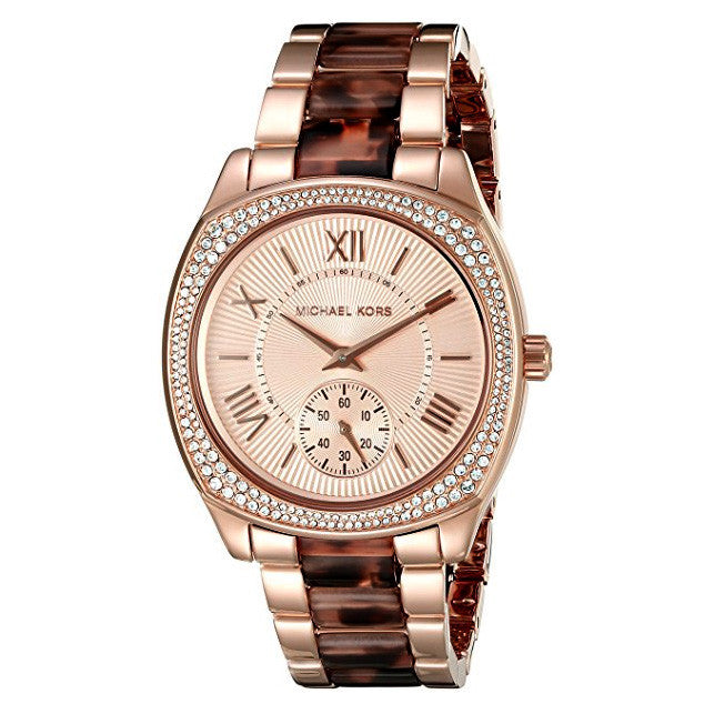 Bryn Rose Gold-Tone Dial Two Tone Ladies Watch