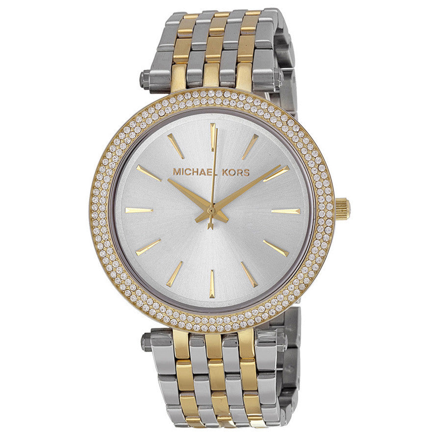 Darci Silver Dial Two-tone Ladies Watch