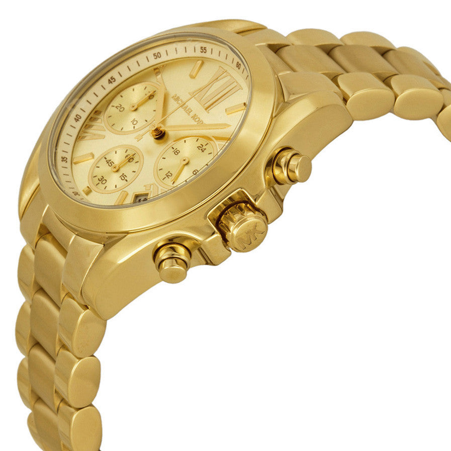 Bradshaw Chronograph Gold Dial Gold-tone Ladies Watch
