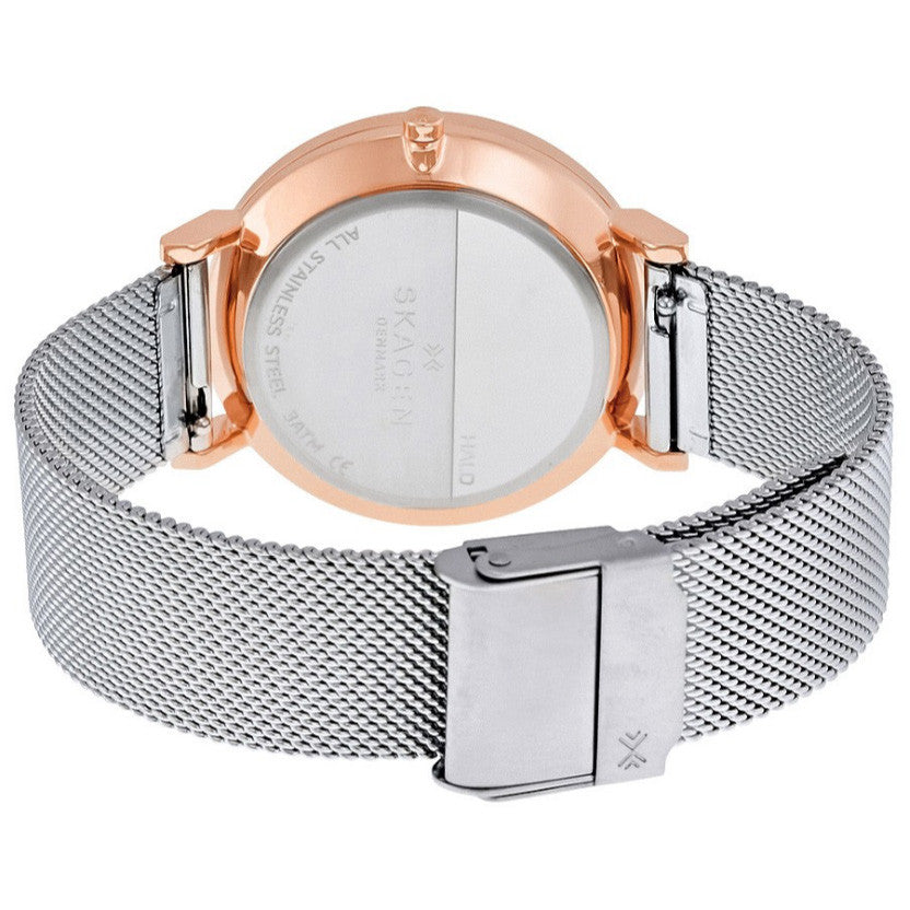 Hald Silver Two Tone Stainless Steel Ladies Watch