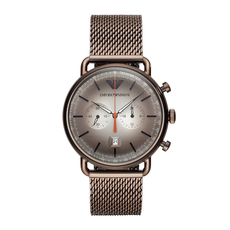 Aviator Chronograph Grey-Silver Gradient Dial Men's Watch