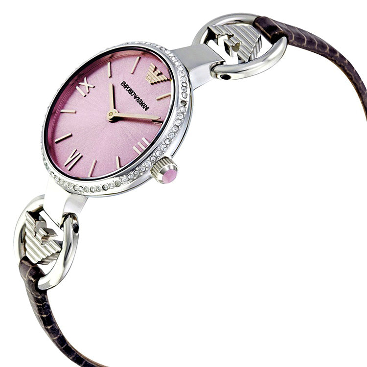 Classic Rose Sunray Dial Ladies Watch