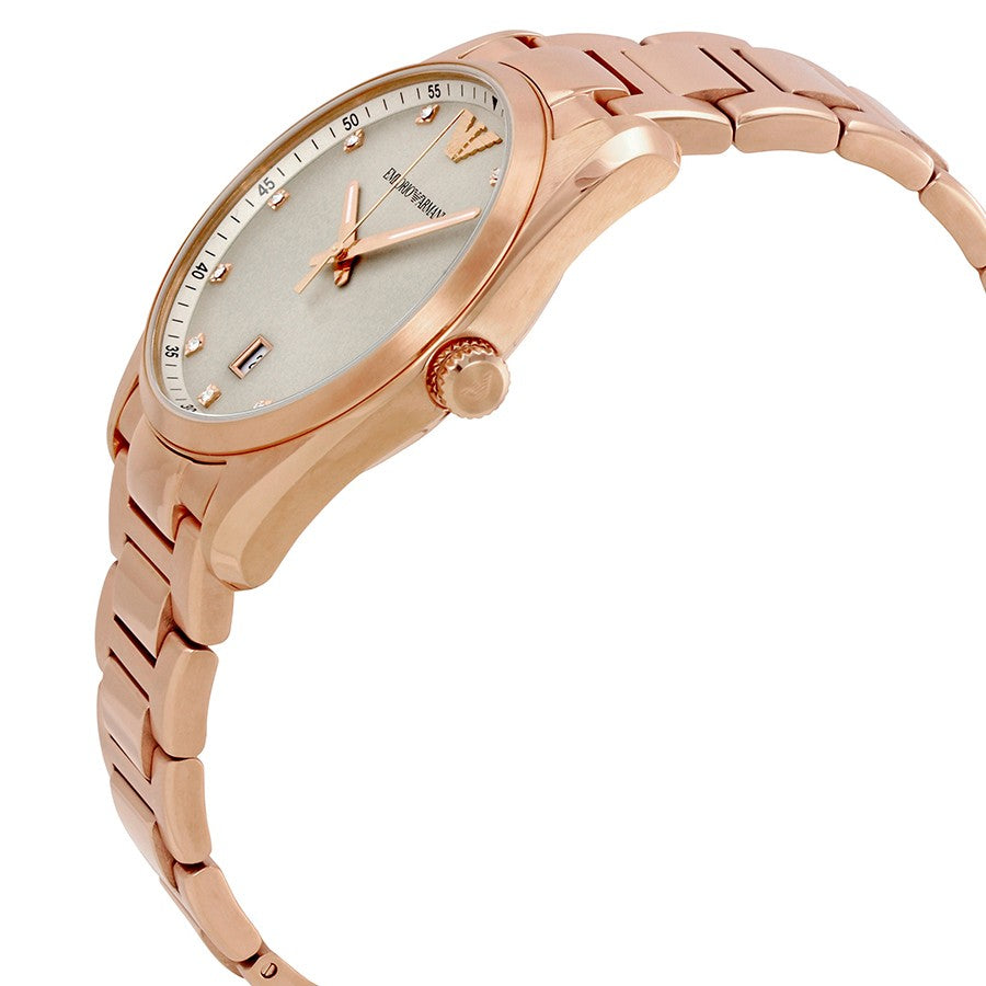 Classic Silver Sunray Dial Ladies Watch