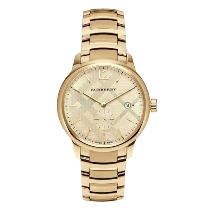 The Classic Gold Dial Gold-Tone Stainless Steel Bracelet Men's Watch