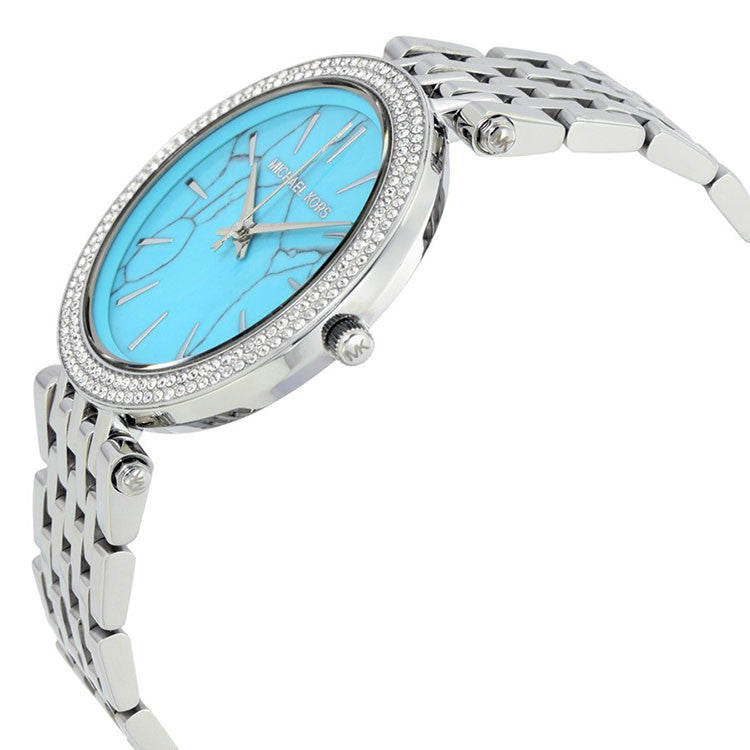 Darci Turquoise Dial Stainless Steel Ladies Watch