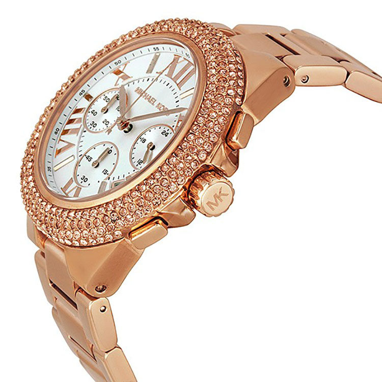 Camille Chronograph Rose Gold-tone Ladies Watch