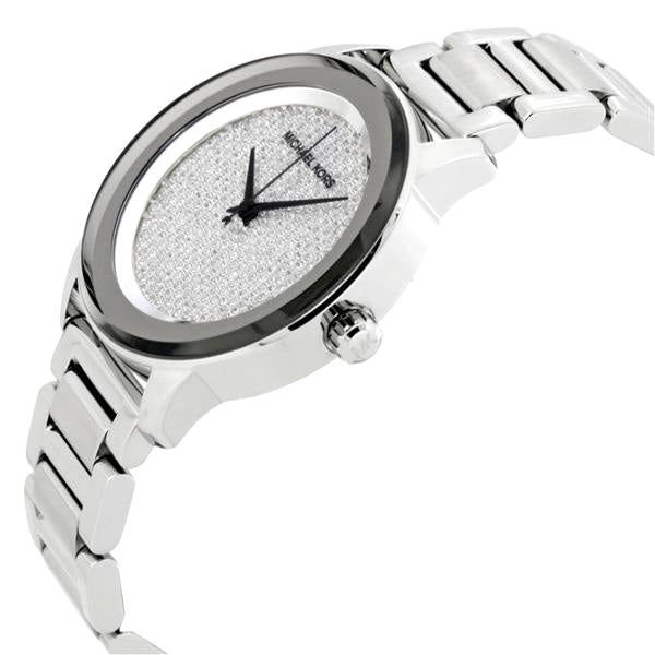 Kinley Diamond Pave Dial Stainless Steel Men's Watch