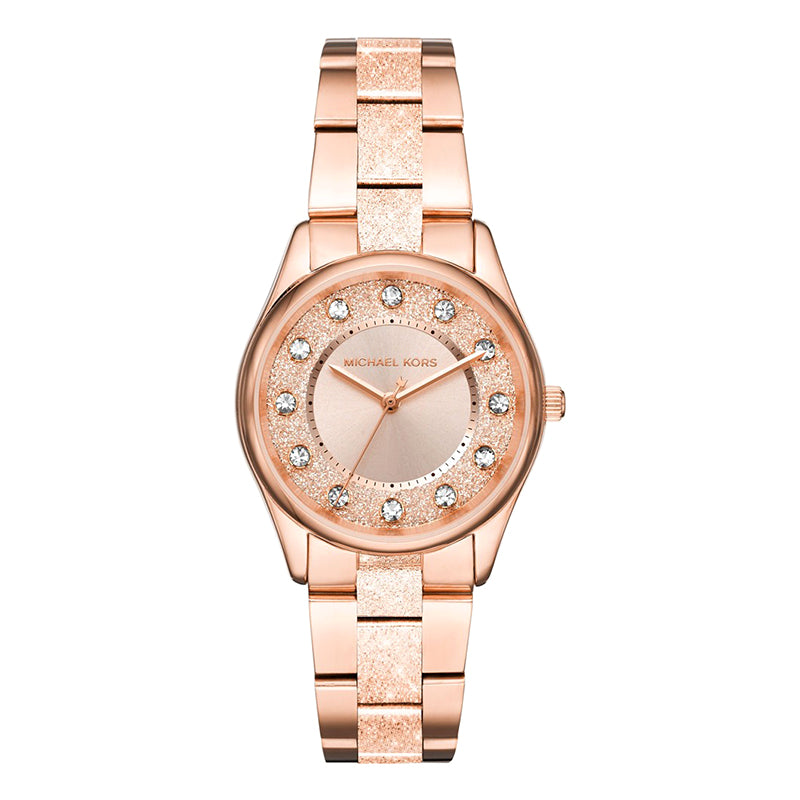 Colette Rose Gold Dial Rose Gold-Tone Stainless Steel Bracelet Ladies Watch