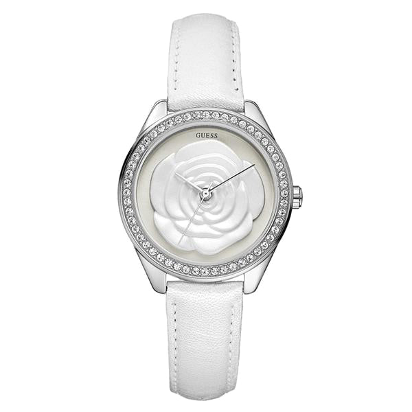 Rosette Rose-motif Dial Ladies Watch