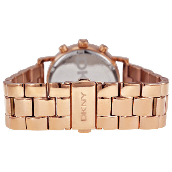 Chronograph Mother of Pearl Rose Gold-tone Ladies Watch